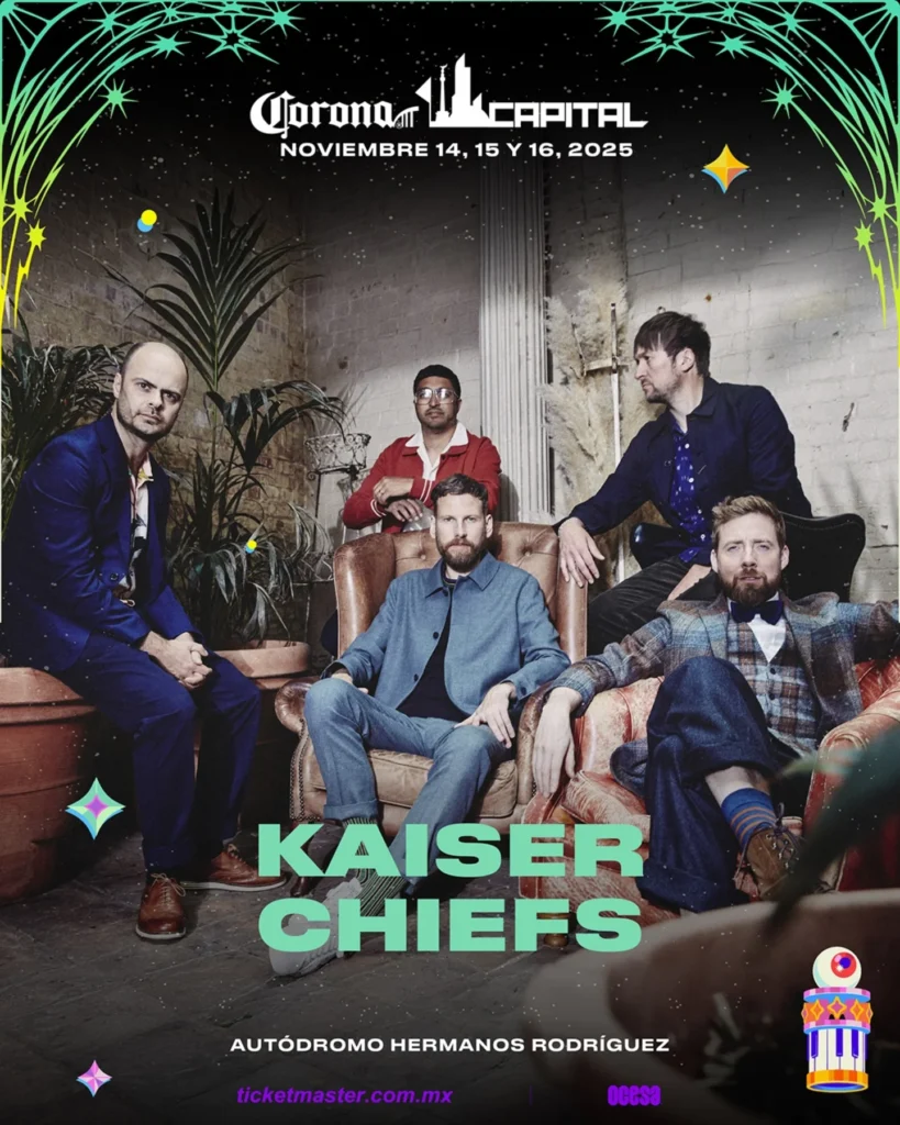 Kaiser Chiefs en festival Corona Capital 2025.