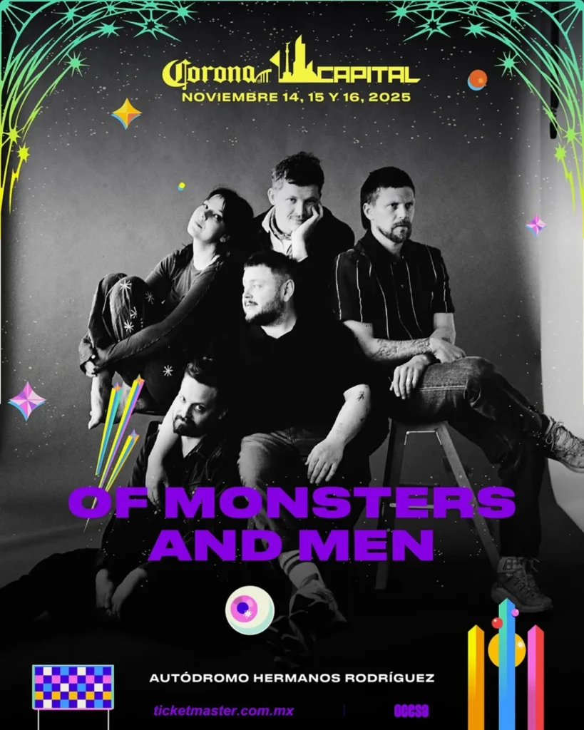 Of Monster and Man en festival Corona Capital 2025