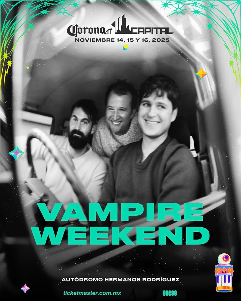 Vampire Weekend en festival Corona Capital 2025