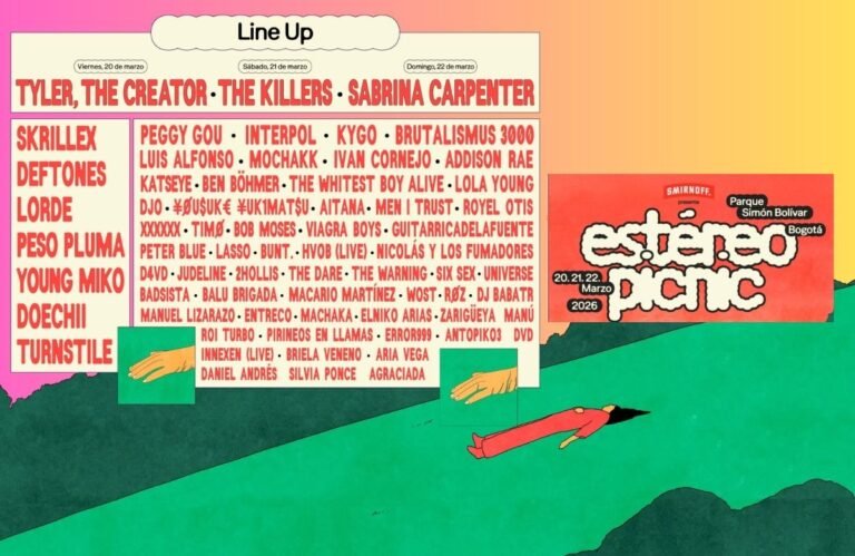 Revelan artistas del Estéreo Picnic 2026 