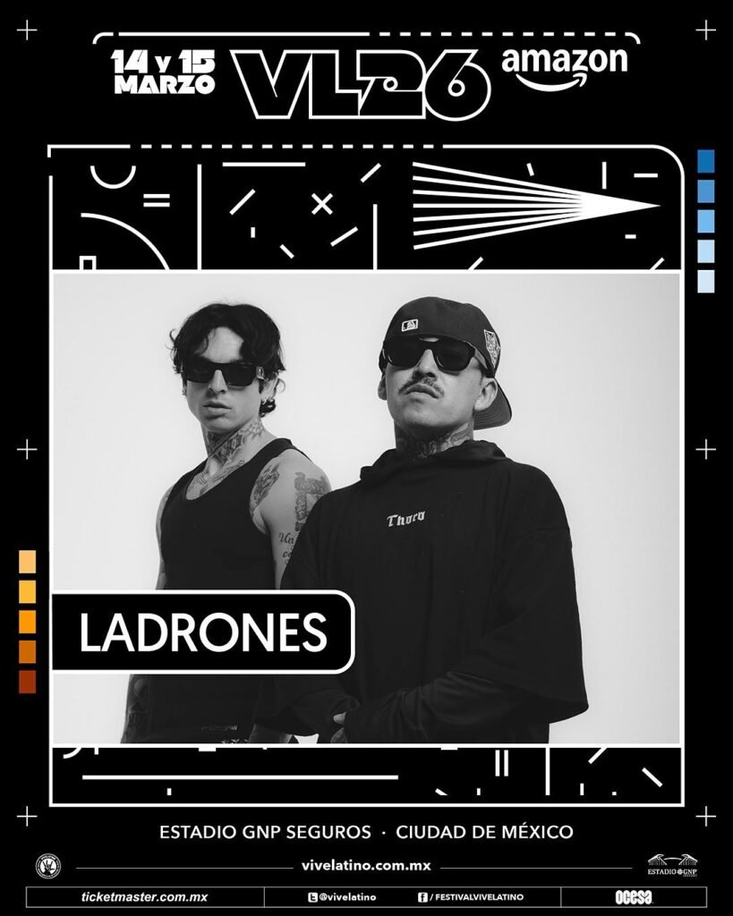 Ladrones pro primera vez en Vive Latino