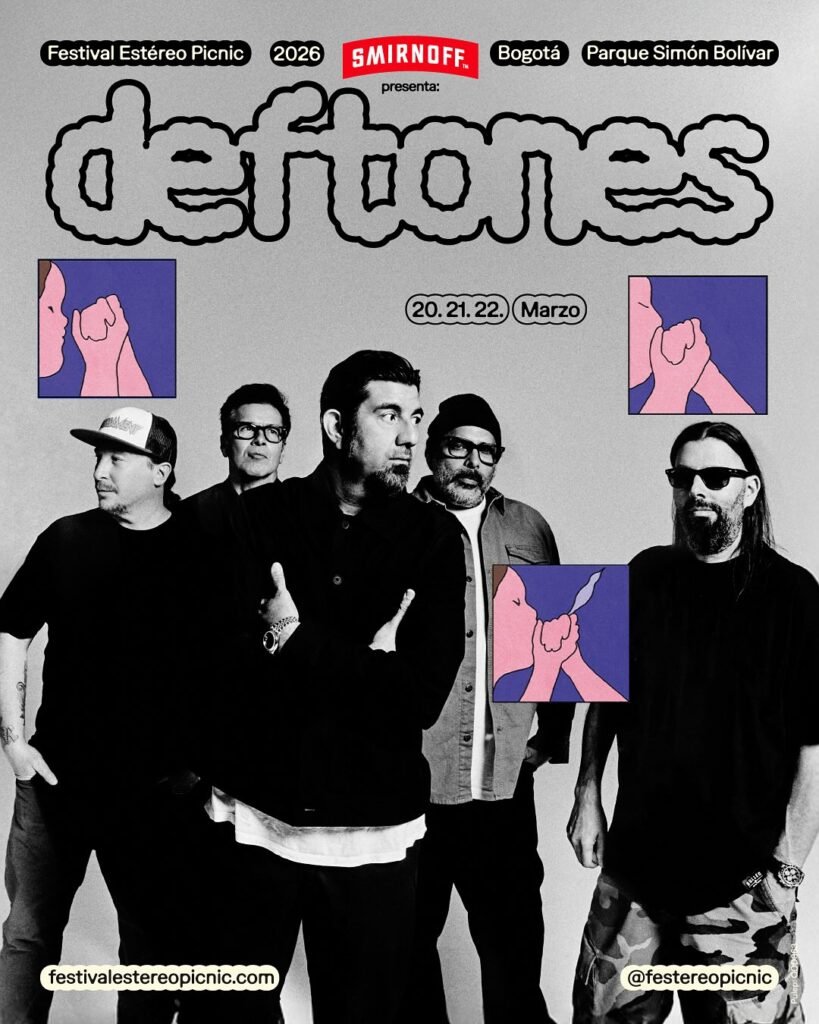 Deftones en festival Estéreo Picnic 2026