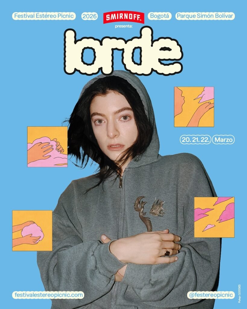 Lorde en festival Estéreo Picnic 2026.