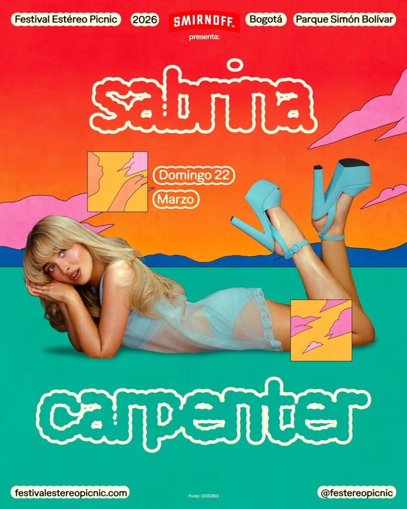 Sabrina Carpenter en festival Estéreo Picnic 2026.