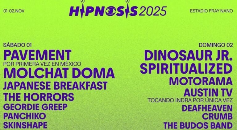 Festival Hipnosis 2025: cartel, boletos y más