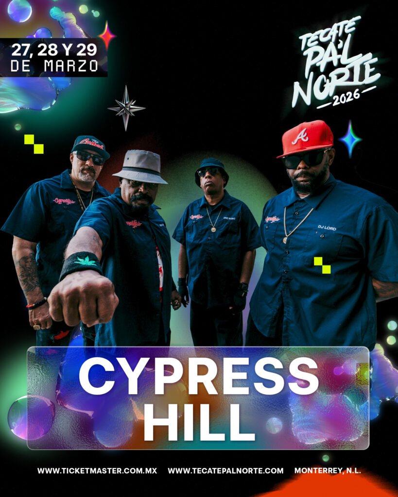 Cypress Hill en festival Tecate Pal Norte 2026