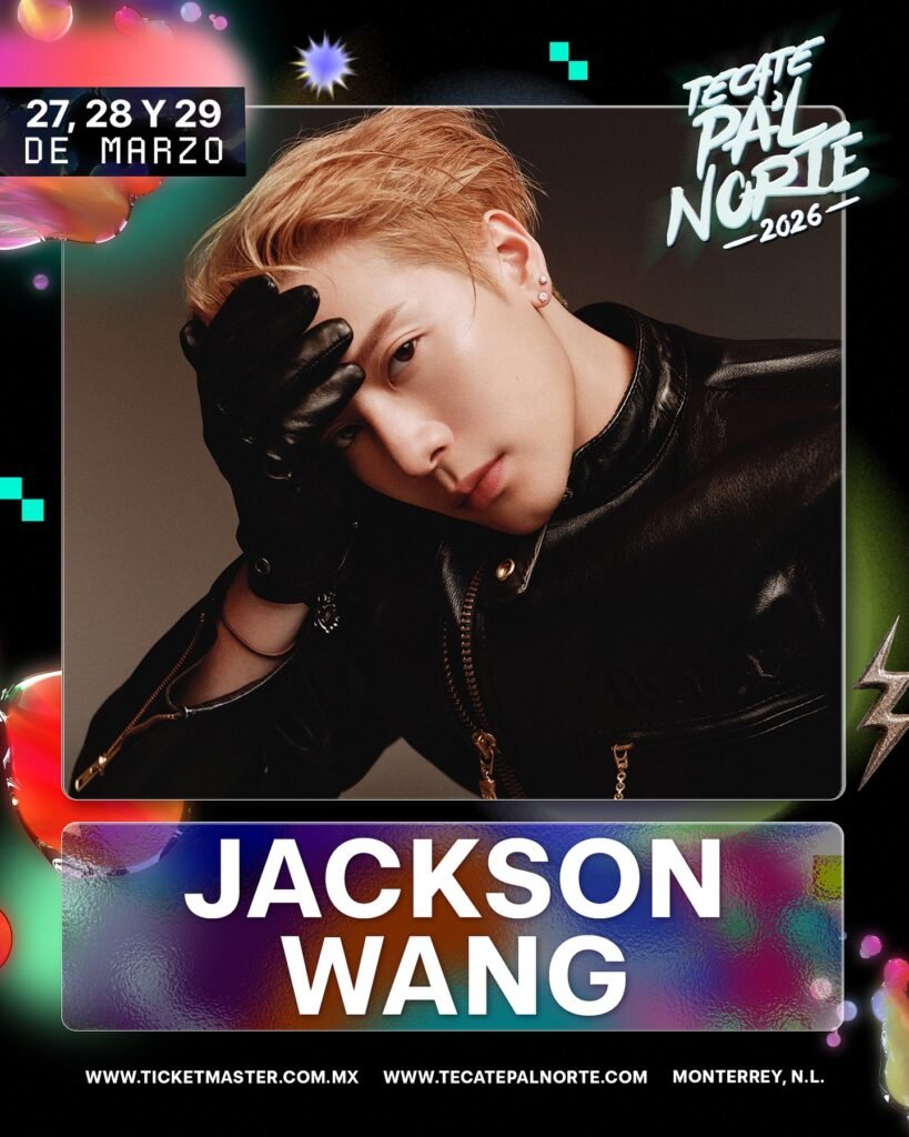Jackson Wang en festival Tecate Pal Norte 2026