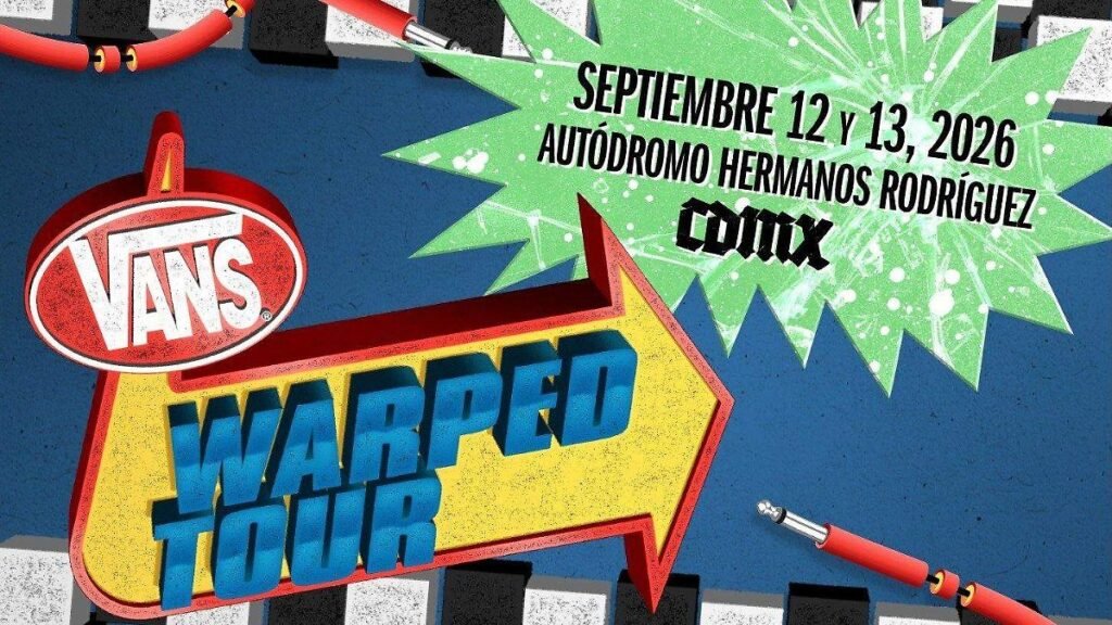 ¡El Vans Warped Tour llega por primera vez a la CDMX en 2026!