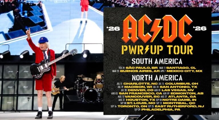 AC/DC vendrá a México con tu “Power Up Tour” en 2026