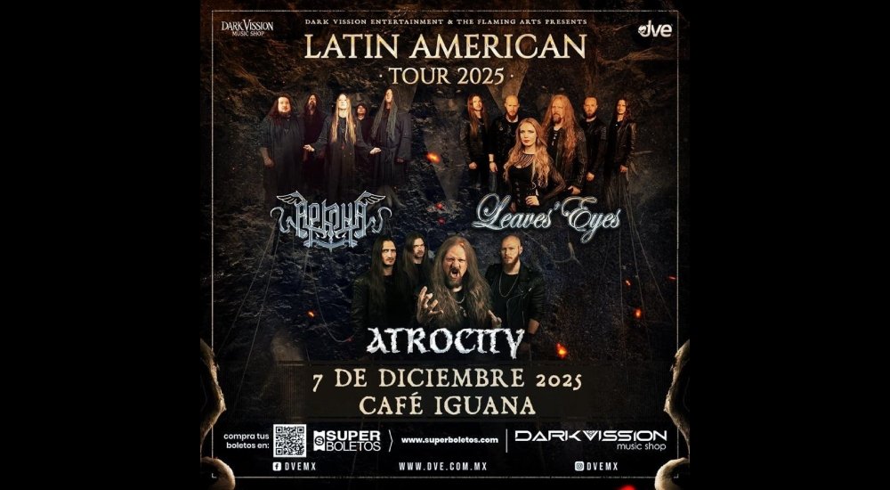Atrocity Leaves' Eyes y en monterrey