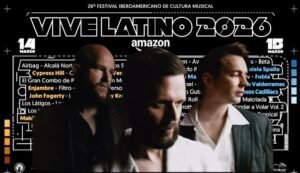 White Lies: poderoso indie británico en el Vive Latino 2026.