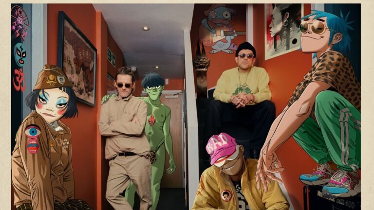 Gorillaz lanza álbum The Mountain con colaboradores sorprendentes