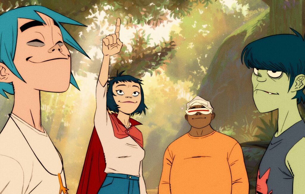 Gorillaz lanza un fascinante corto titulado 'The Mountain, The Moon Cave & The Sad God' creado por Jamie Hewlett.