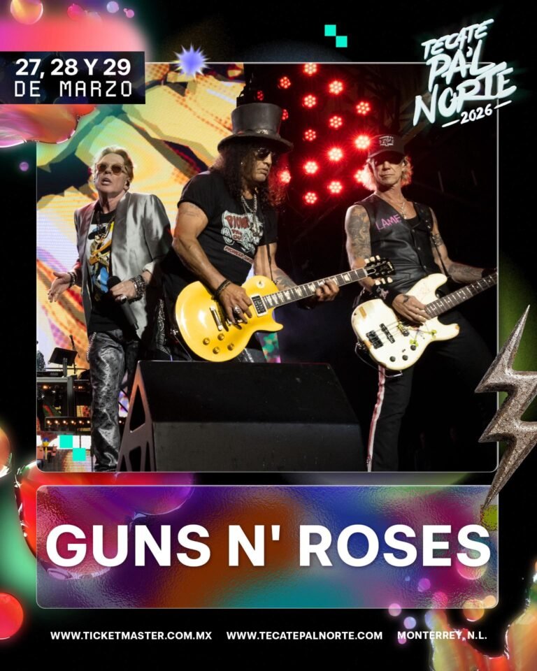 Guns N' Roses en Tecate Pa'l Norte 2026