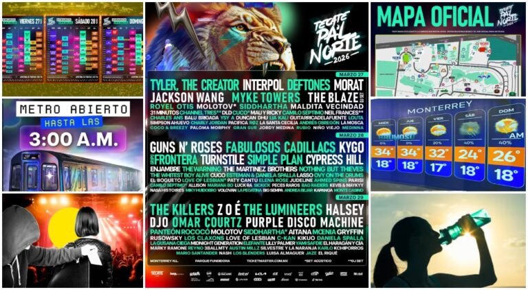 Guía de supervivencia para el Tecate Pal Norte 2026