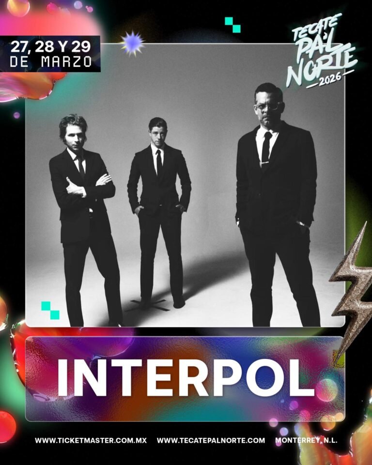 Interpol en Tecate Pa'l Norte 2026