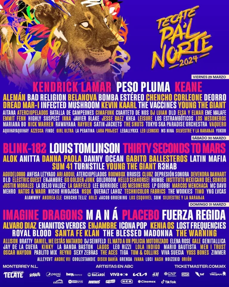 Cartel Tecate Pa'l Norte 2024