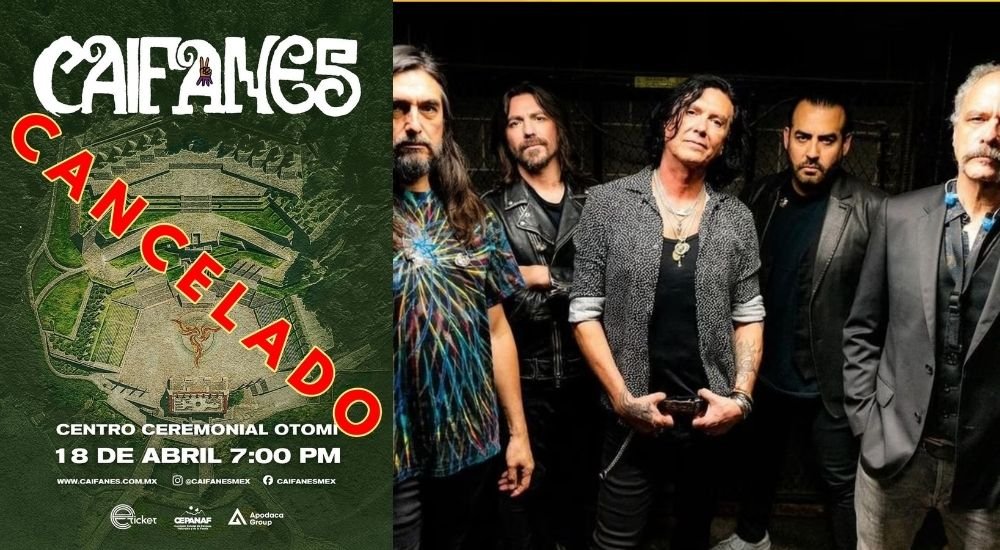 Anuncio de cancelacion de concierto de caifanes centro ceremonial otomi