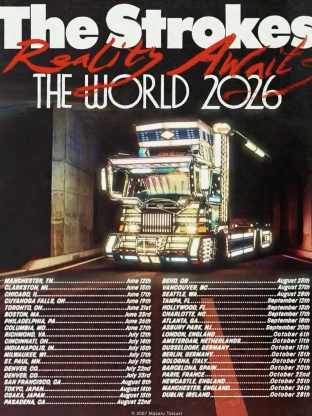 The Strokes anuncia “Reality Awaits The World 2026”