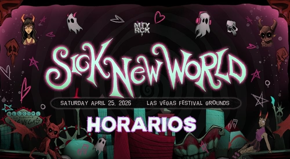 Sick New World Las Vegas 2026: horarios por escenario y dónde comprar boletos