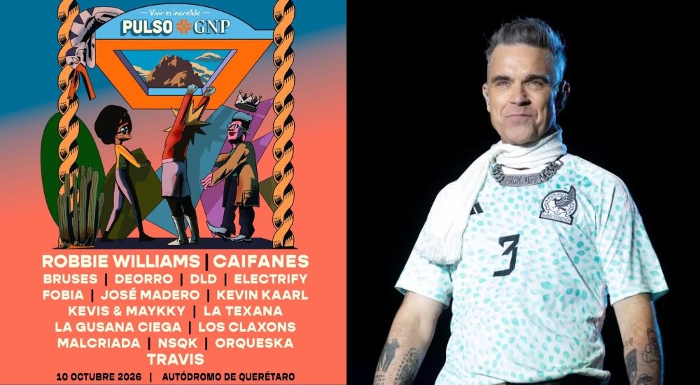pulso gnp 2026 robbie williams caifanes travis