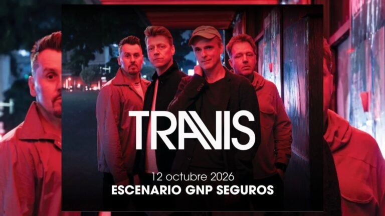 Travis en Monterrey 2026: La banda escocesa regresa al Escenario GNP Seguros