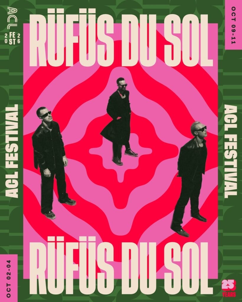 porter del ACL Festival 2026 - Rufus du Sol