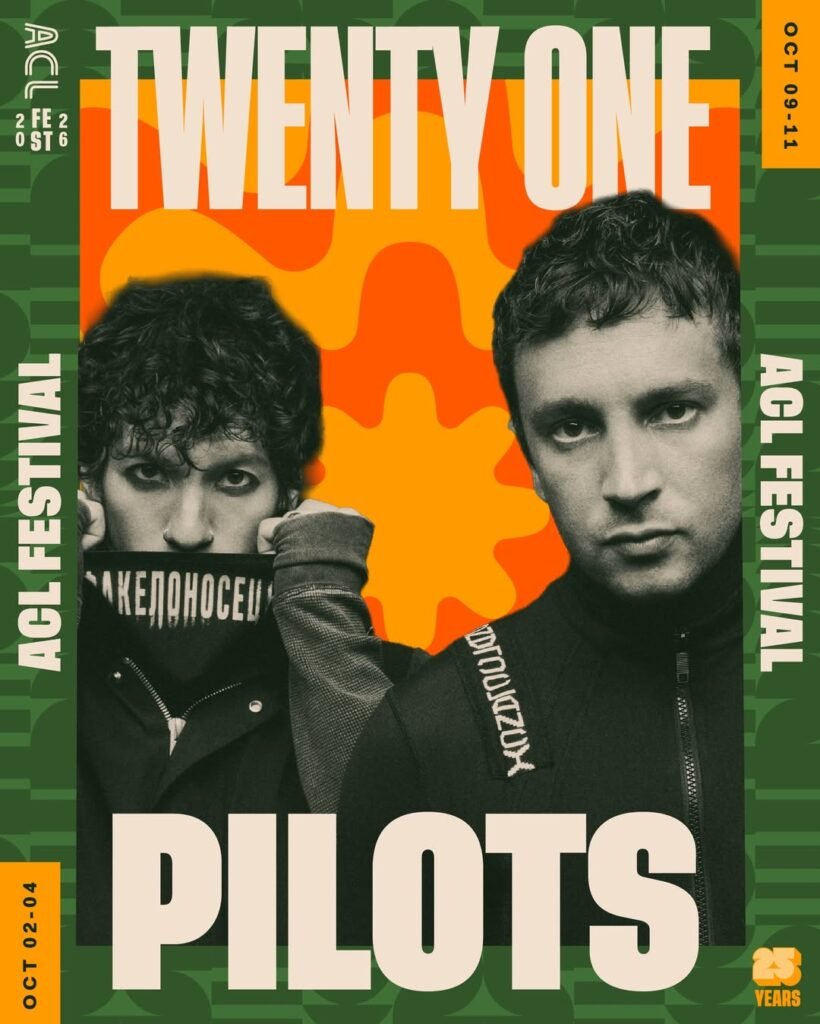 Poster del ACL Festival 2026 - Twenty One Pilots