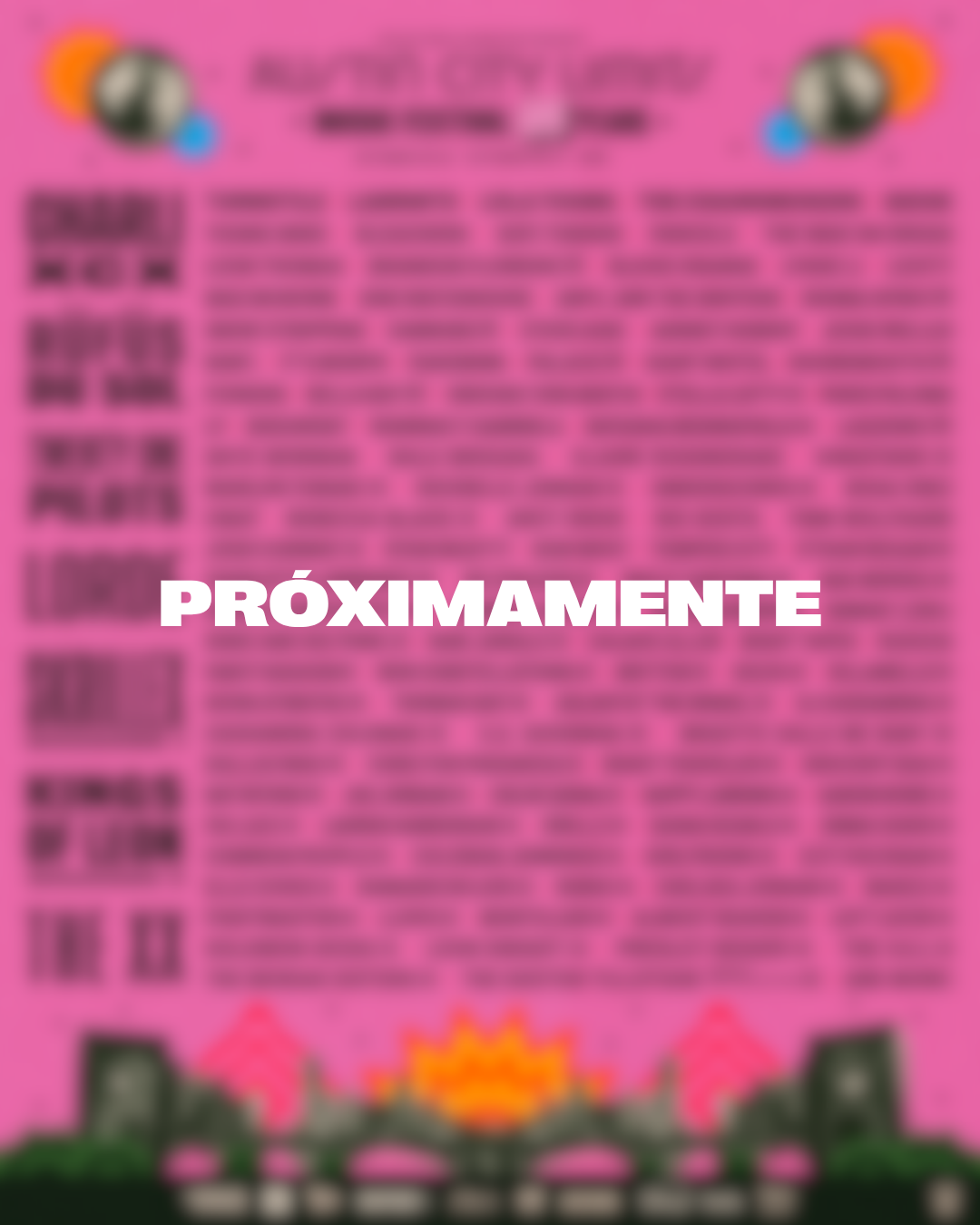 Horarios Viernes ACL