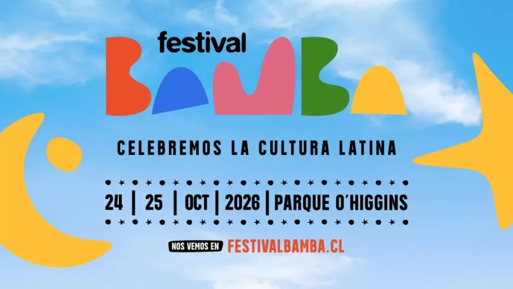 El festival BAMBA, impulsado por Juanes, debutará en el Parque O'Higgins el 24 y 25 de octubre de 2026.