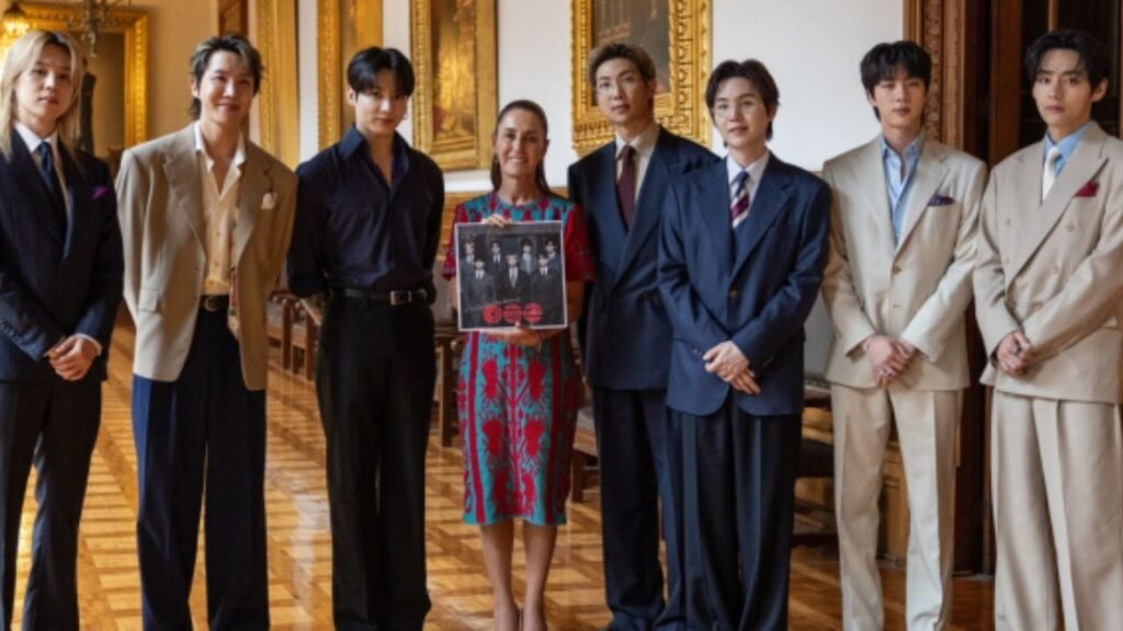 BTS y Claudia Sheinbaum en Palacio Nacional Ciudad de México mayo 2026 concierto 2027