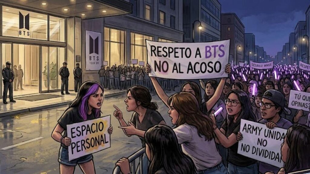 Fans de BTS en México se enfrentan entre sí por el acoso a los integrantes durante su visita a la CDMX