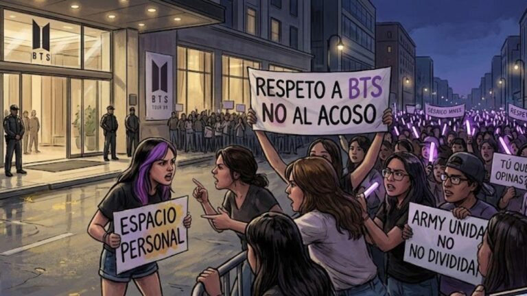 Fans de BTS en México se enfrentan entre sí por el acoso a los integrantes durante su visita a la CDMX