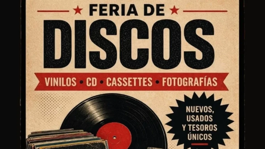 Descubre la Feria de Discos Mercado Condell, un evento imperdible para los amantes de la música el 2 de mayo.