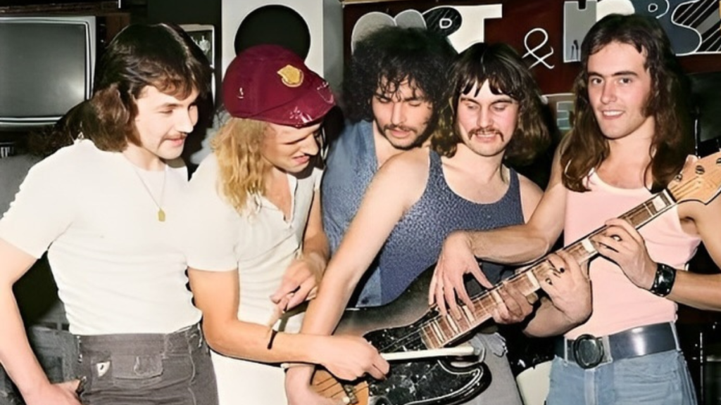Foto del primer concierto en la historia de Iron Maiden