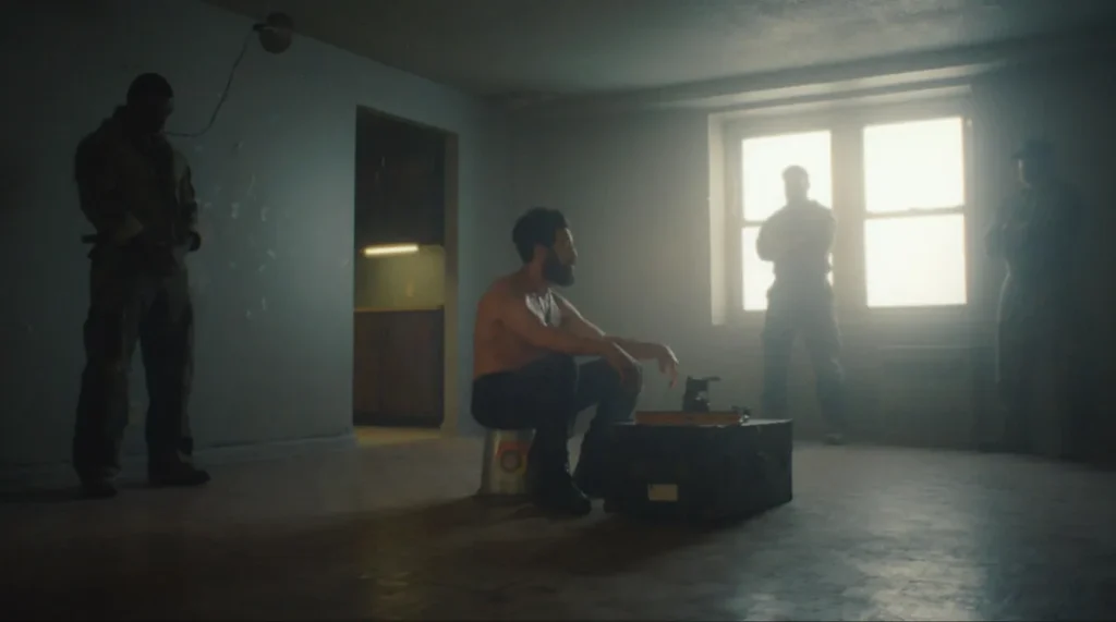 Jason R. Moore, Jon Bernthal, Nick Koumalatsos and Colton Hill in “The Punisher: One Last Kill.” from Marvel