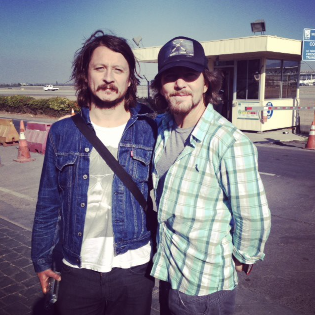 Rucio Ulloa y Eddie Vedder
