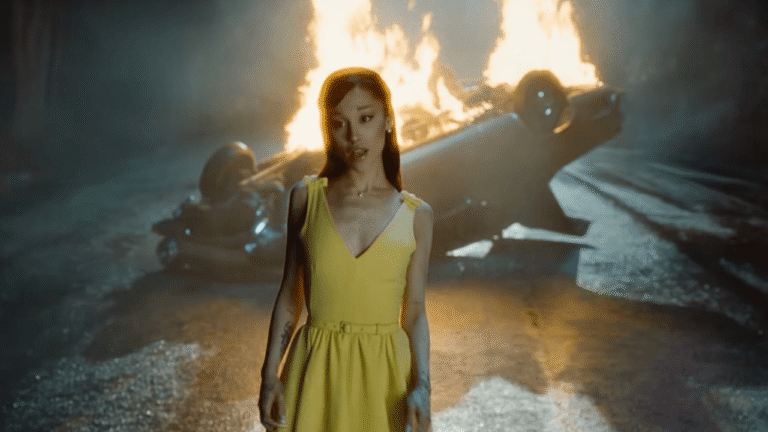 Ariana Grande y Justin Long brindan un giro sobrenatural en nuevo video musical