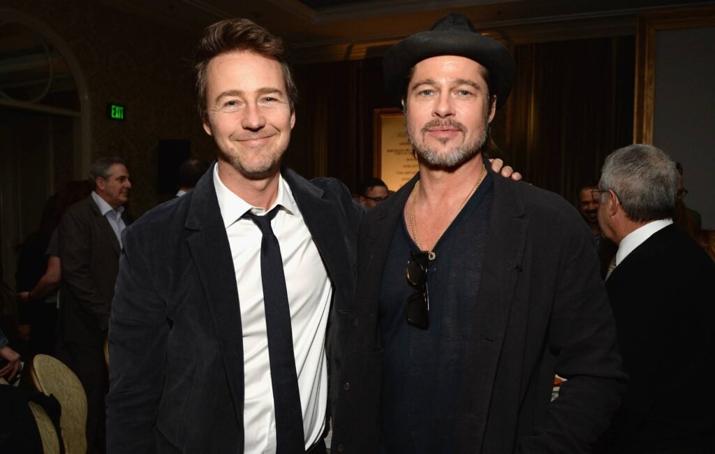 Edward Norton y Brad Pitt juntos en el Mundial: el mismo chiste