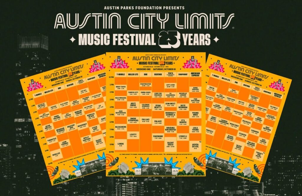 horarios acl festival w1 2026