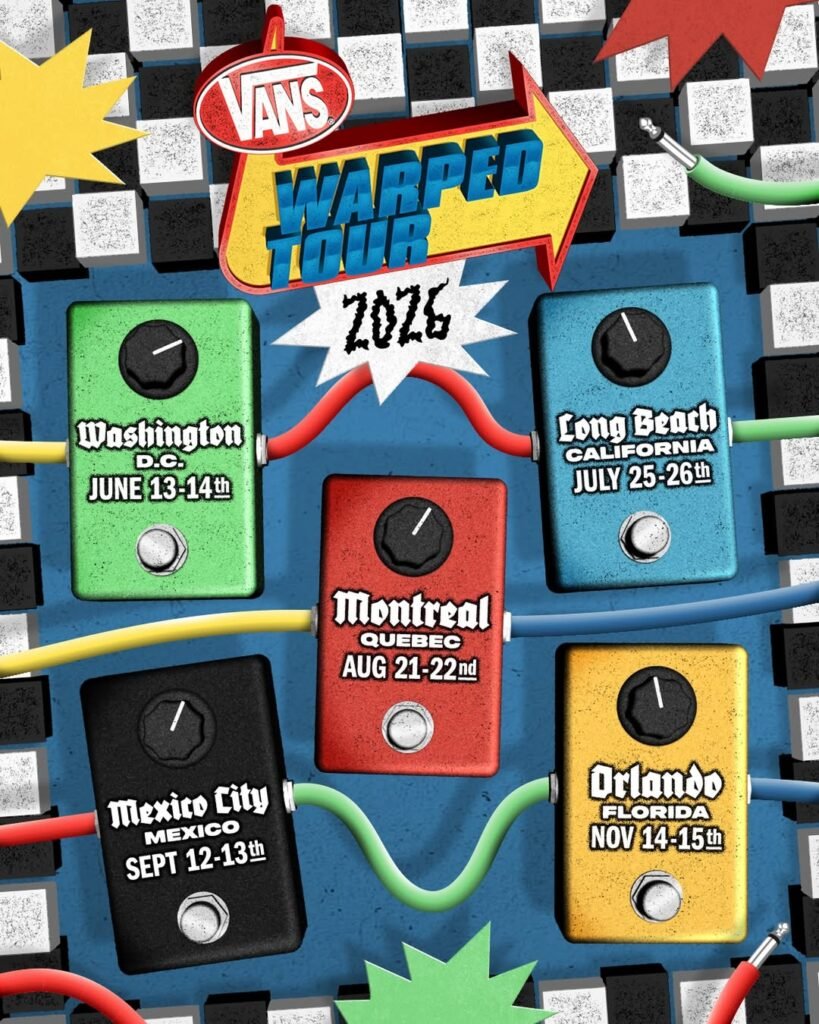 El Vans Warped Tour llega por primera vez a la CDMX en 2026